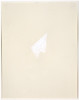 White Fold over Diagonal, Richard Tuttle, Drawing, Montclair Art Museum
