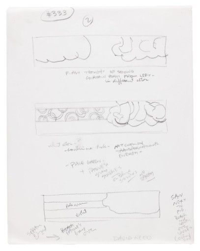 Working Drawings for Various Paintings (#333, Page 2)