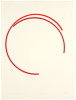 Ruby and Red Incomplete Circles, Stephen Antonakos, Drawing, Blanton Museum of Art, University of Texas at Austin