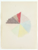 Dallas  (8 pencil lines, 7 colors), Richard Tuttle, Drawing, Blanton Museum of Art, University of Texas at Austin
