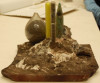 Chemical Sculpture on Volcanic Rock, Peter Hutchinson, Sculpture, Portland Museum of Art [Maine]