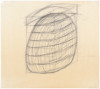 Early stage of proposal for General Mills commission, Jene Highstein, Drawing, The University of Michigan Museum of Art