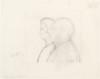 Study for The Collectors" (both)", Will Barnet, Drawing, The University of Michigan Museum of Art