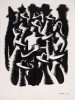 The Reunion, Mark Kostabi, Drawing, Albright-Knox Art Gallery