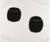 Double Vase, Jene Highstein, Drawing, Weatherspoon Art Museum, The University of North Carolina at Greensboro
