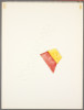 Untitled (white tape/red and yellow), Richard Tuttle, Drawing, RISD Museum, Rhode Island School of Design